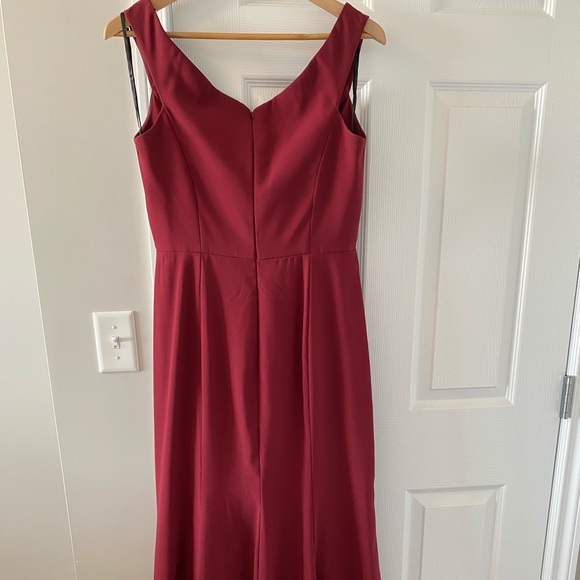 Vivian Diamond Dessy Gown Bridesmaid Grad Prom - Picture 3 of 5